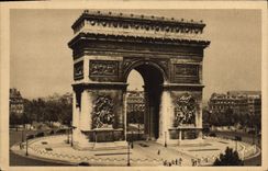 CPA Paris Arc de Triomphe de l'Etoile 