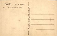 CPA Paris Arc de Triomphe de l'Etoile