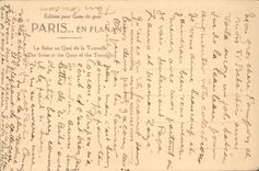 CPA Paris La Seine au Quai de la Tournelle