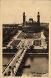 CPA Paris Le Pont d'lena et le Palais du Trocadero vus de la Tour Eiffel 