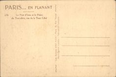 CPA Paris Le Pont d'lena et le Palais du Trocadero vus de la Tour Eiffel 