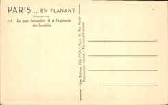 CPA Paris Le Pont Alexandre III et l'esplanade des Invalides 