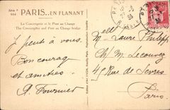 CPA Paris La Conciergerie et le Pont au Change 