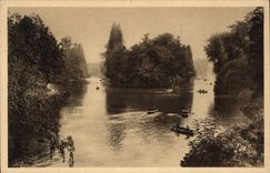 CPA Paris Bois de Boulogne Le Lac interieur 