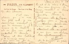 CPA Paris La Cour du Dragon Yacco