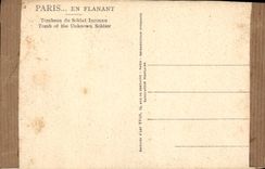 CPA Paris Tombeau du Soldat Inconnu 