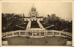CPA Paris Vue panoramique du Sacre Coeur 
