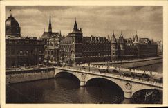 CPA Paris Palais de Justice et Pont au Change 
