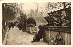 CPA Paris Les Bouquinistes du Quai de la Tournelle 