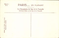 CPA Paris Les Bouquinistes du Quai de la Tournelle