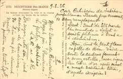 CPA Moustiers Ste Marie Basses Alpes 