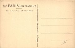 CPA Paris Rue du Haut Pave Chevres