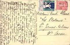 CPA Paris La Tour St Jacques Vignette Tuberculose