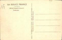 CPA Deauville Calvados Contre jour 