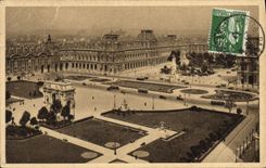 CPA Paris Perspective sur la Place du Carrousel 