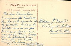 CPA Paris Jardin du Luxembourg 