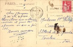 CPA Paris Jardin du Luxembourg 