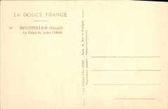 CPA La Douce France Montpellier Herault Le Palais de Justice 