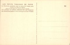 CPA Les Petits Tableaux de Paris La Madeleine construite sous la forme d'un temple grec d'apres les 