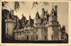 CPA Chateaux de la Loire Chateau de Rigny Usse Indre et Loire Vue d'Ensemble Nord Est 
