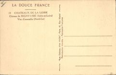 CPA Chateaux de la Loire Chateau de Rigny Usse Indre et Loire Vue d'Ensemble Nord Est 