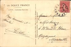 CPA Lyon Cathedrale Saint Jean 