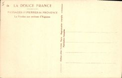 CPA Paysages et Pierres de Provence Le Verdom aux environs d'Aiguines 