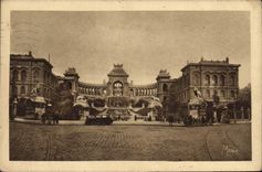 CPA Les Petits Tableaux de Marseille Le Palais de Longchamps Ceuvre de l'Architecte Esparandieu 