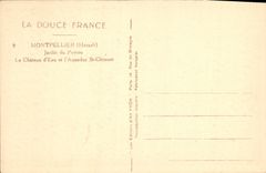 CPA Montpellier Herault Jardin du Pevron Le Chateau d'Eau et l'Aqueduc St Clement