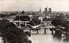 CPA La Cite Notre Dame et les ponts 