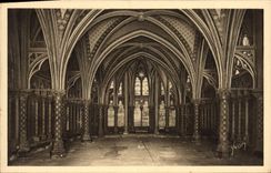 CPA La Sainte Chapelle Interieur de la Chapelle Basse Holy Chapel inside 