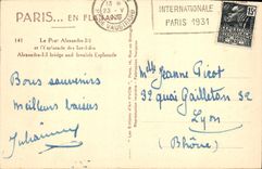 CPA Paris Le Pont Alexandre III et l'Esplanade des Invalides 