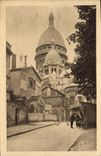 CPA Paris Montmartre Vue partielle du Sacre Coeur 