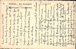 CPA Paris Sainte Chapelle La Grande Rose 