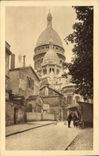 CPA Paris Montmartre Vue partielle du Sacre Coeur 