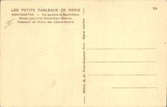 CPA Paris Montmartre Vue partielle du Sacre Coeur 