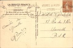 CPA Les Alpes La Meije vue des Terrasses 