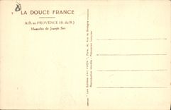 CPA Aix en Provence B du R Mausolee de Joseph Sec 