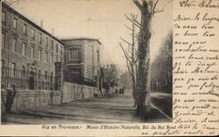 CPA Aix en Provence Musee d'Histoire Naturelle Bd du Roi Rene 