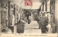 CPA Aix en Provence Musee Galerie des Antiquites Gallo Romaines 