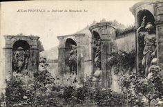 CPA Aix en Provence Interieur du Monument Sec 