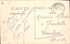 CPA Aix en Provence Mausolee de Joseph Sec Cour interieure 