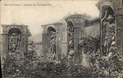 CPA Aix en Provence Interieur du Monument Sec 