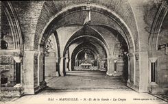 CPA Marseille ND de la Garde La Crypte 