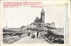 CPA Marseille ND de la Garde Au Petit Pavillon