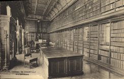 CPA Chateau de Chantilly Bibliotheque 