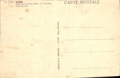 CPA Lyon Parc de la Tete d'Or Le Jardin Zoologique Elephant