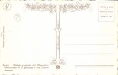 CPA Assisi Veouta generale oel Monastero Benedettino di S Gluseppe a oell Istituto annesso 