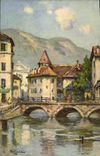 CPA Annecy Le Pont Morens 