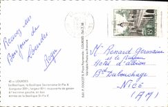 CPA Lourdes La Basilique 